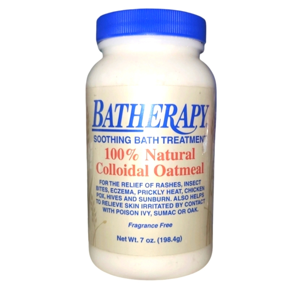 Batherapy Natural Colloidal Oatmeal Soothing Bath Treatment Fragance Free 7 OZ